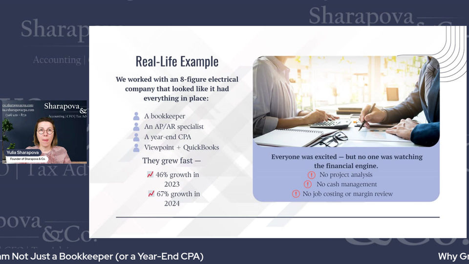 Why growing electrical companies need more than a bookkeeper and way more than a year-end CPA
